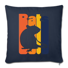 Rats |  Sofakissenbezug 44 x 44 cm - Navy