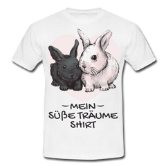 Mein Süße Träume Shirt Schlafshirt Schlafen Mädchen Jungen Männer T-Shirt - Weiß