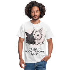 Mein Süße Träume Shirt Schlafshirt Schlafen Mädchen Jungen Männer T-Shirt - Weiß