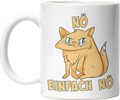 Nö Einfach Nö Katze 2 Lustige Kaffeetassee online kaufen Geschenkidee