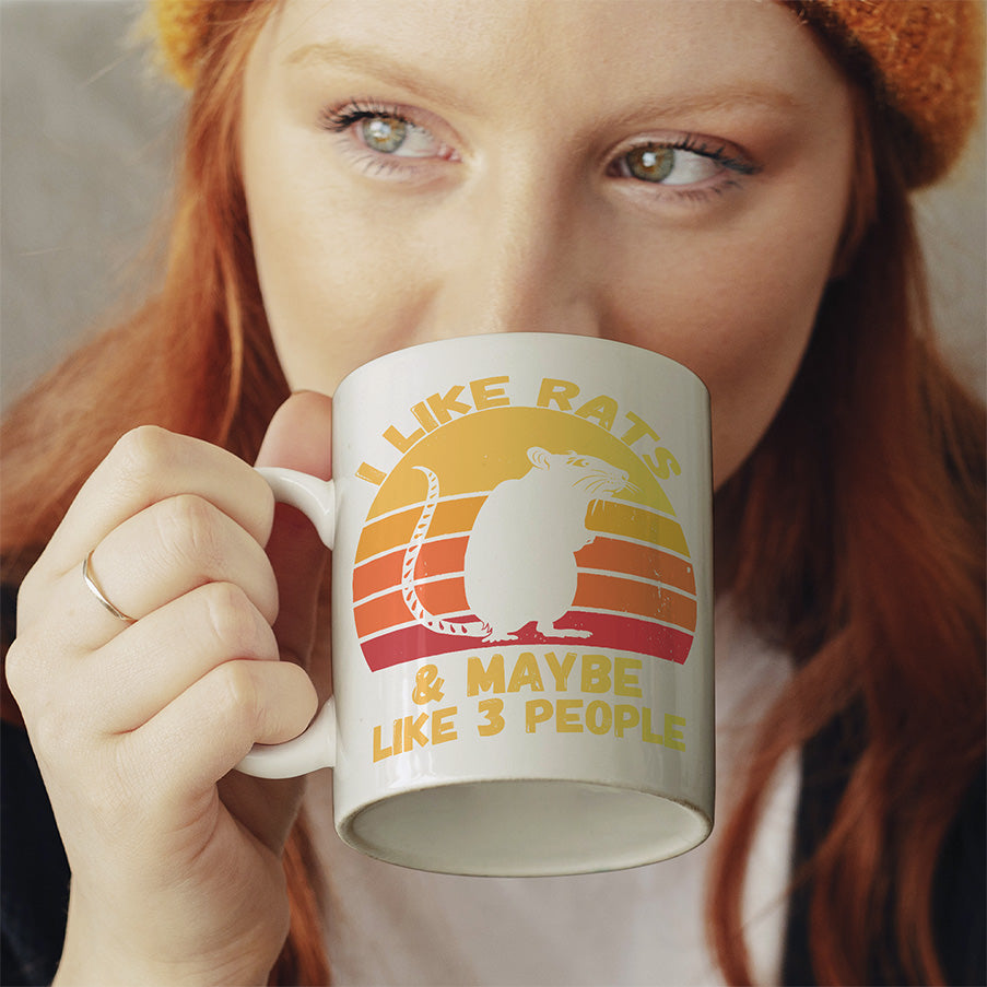 I like rats and maybe like 3 more people Lustige Kaffeetassee online kaufen Geschenkidee