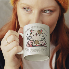 Jetzt gibts erstmal ein Käffchen Katze 3 Lustige Kaffeetassee online kaufen Geschenkidee