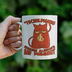 Tschuldigung reagiere allergisch auf Dummheit Katze 2 Lustige Kaffeetassee online kaufen Geschenkidee