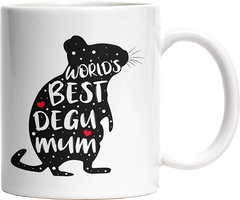 Worlds Best Degu Mum Witzige Tasse kaufen Geschenk