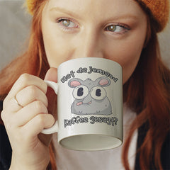 Hat da jemand Kaffee gesagt Ratte Lustige Kaffeetassee online kaufen Geschenkidee