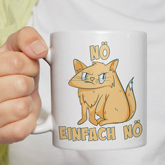 Nö Einfach Nö Katze 2 Lustige Kaffeetassee online kaufen Geschenkidee