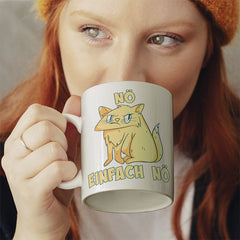 Nö Einfach Nö Katze 2 Lustige Kaffeetassee online kaufen Geschenkidee
