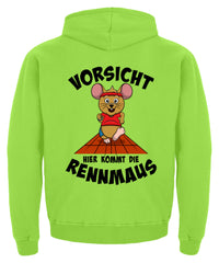 Zeigt motiv fur laufer sprinter marathoni kinder hoodie in Farbe Baby Pink