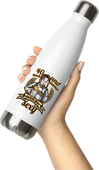 Produktbild von Thermosflasche von Hand gehalten 40. Geburtstag Party Herren Lustiger Bier Spruch Biertrinker