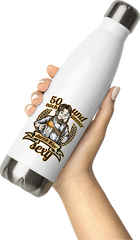 Produktbild von Thermosflasche von Hand gehalten 50. Geburtstag Party Herren Lustiger Bier Spruch Biertrinker