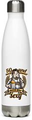 Produktbild von Edelstahlflasche 50. Geburtstag Party Herren Lustiger Bier Spruch Biertrinker