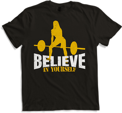 Believe in yourself Deadlift Woman Workout Gewichtheben