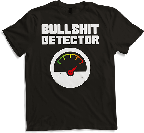 Produktbild von T-Shirt Bullshit Detektor | Lustiger sarkastischer Zynischer Spruch | Ironisch