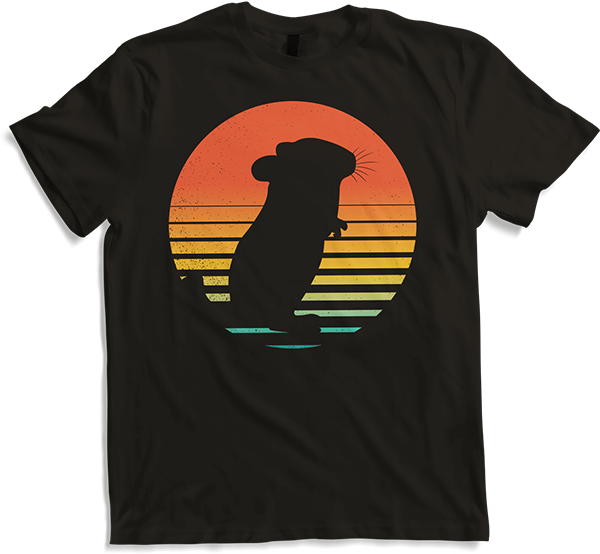 Produktbild von T-Shirt CHINCHILLAS Retro Sonne Vintage Chinchillas Halter Geschenk