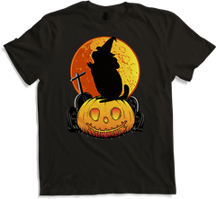 Produktbild von T-Shirt Chinchilla Hexenhut Gruselmond Heulende Chinchilla Halloween