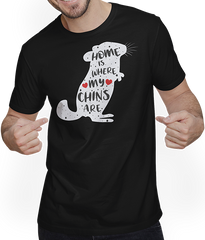 Produktbild von T-Shirt mit Mann Chinchilla | Lustiger Spruch | Für Besitzer von Chinchillas
