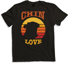 Produktbild von T-Shirt Chinchilla | Retro Sonnenuntergang für Chinchillahalter