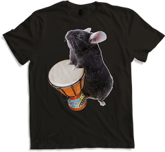 Produktbild von T-Shirt Chinchilla trommelt Djembe Lustige Chinchillas Frauen