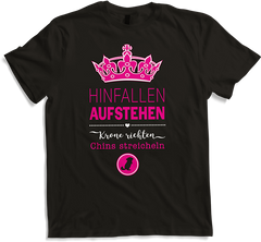 Produktbild von T-Shirt Chinchillas | Aufstehen Krone richten | Lustige Sprüche