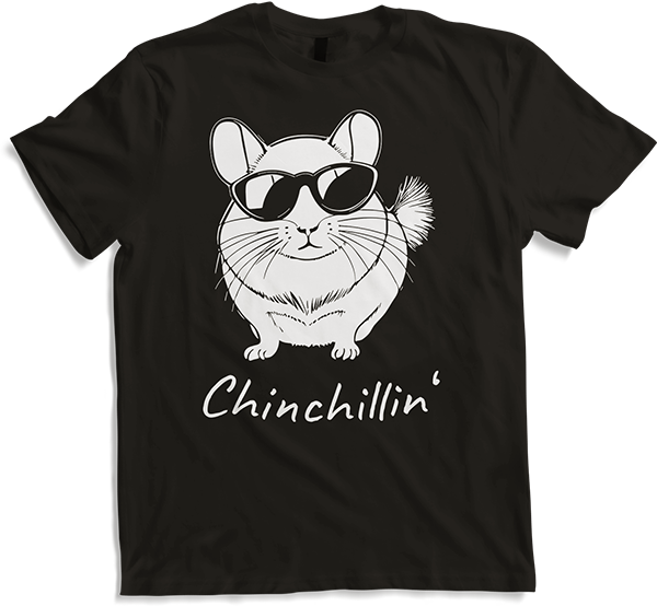 Produktbild von T-Shirt Chinchillin Chinchilla-Spruch für Halter von Chinchilla