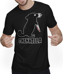 Produktbild von T-Shirt mit Mann Chinkilla Sarcastic Ironic Chinchillas Saying Chinchilla