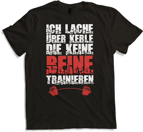 Produktbild von T-Shirt Cooler Spruch | Für Kraftsportler & Bodybuilder | Legday