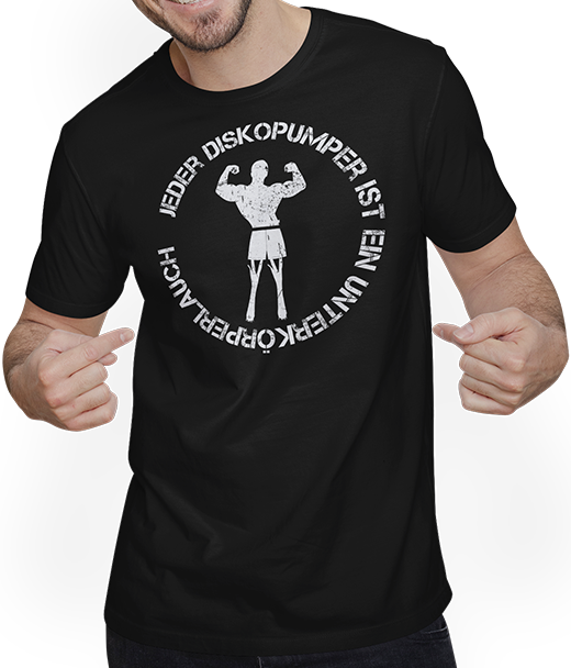 Produktbild von T-Shirt mit Mann Cooler Spruch | Für Kraftsportler und Bodybuilder | Lauch