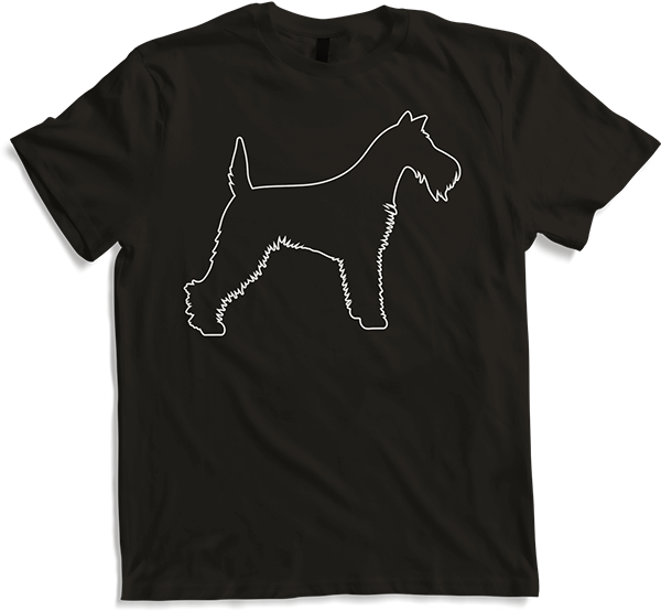 Produktbild von T-Shirt Curly Hair Fox Terrier Rasse Draht Hair Fox Terrier