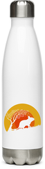 Produktbild von Edelstahlflasche DEGUS Sonnenuntergang | Vintage Sonne | Geschenk Deguhalter