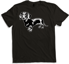 Produktbild von T-Shirt Dackel Rasse Silhouette Wursthund