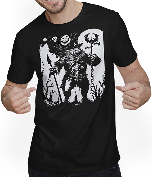Produktbild von T-Shirt mit Mann Dark Art Okult Gothic Batcave Girl Post Punk Batcaver