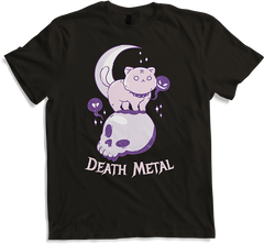 Produktbild von T-Shirt Death Metal Spruch Horror Katze Metalhead Heavy Metal