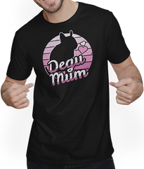 Produktbild von T-Shirt mit Mann Degu Mum Degu Damen Degu Mädchen Lustiger Degu Spruch