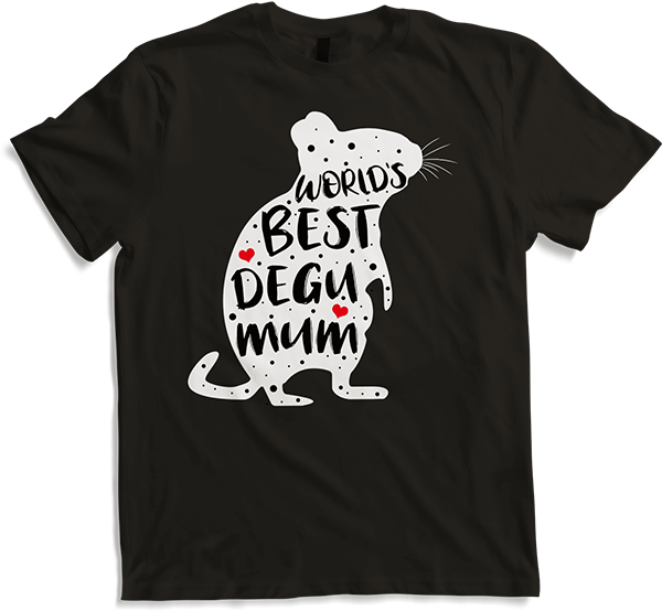 Produktbild von T-Shirt Degus | Schöner liebenswerter Spruch mit Degu | Nager