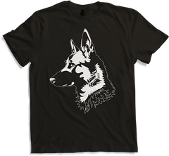 Produktbild von T-Shirt Deutscher Schäferhund Rasse Silhouette Sherpherds