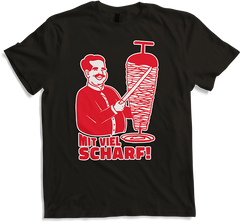 Produktbild von T-Shirt Döner Kebab mit viel Scharf Türkische Küche Döner Sprüche