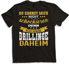 Produktbild von T-Shirt Drillinge & Väter Sprüche Dad Papa Vatertag Vater Spruch