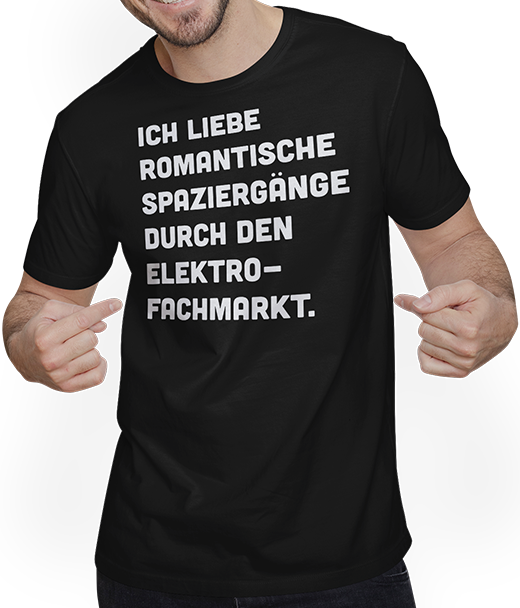 Produktbild von T-Shirt mit Mann Elektroniker Sprüche | Lustiger Männer Spruch | Elektronik