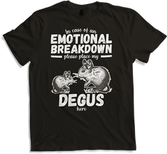 Produktbild von T-Shirt Emotional Breakdown Degus | Lustiger Degu Spruch Frau Mädchen