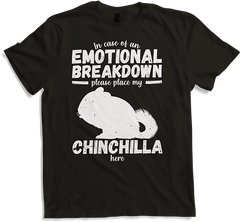 Produktbild von T-Shirt Emotional Breakdown Lustige Chinchilla Spruch Frau Mädchen