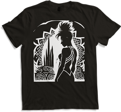 Produktbild von T-Shirt Fantasy Post Punk keltischer Tribal Batcave Mohawk Girl Gothic
