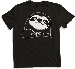 Produktbild von T-Shirt Faultier Gesicht Silhouette Geburtstag Faultier Spruch