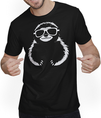 Produktbild von T-Shirt mit Mann Faultiere Anime Faultier Manga Faultier Sonnenbrille