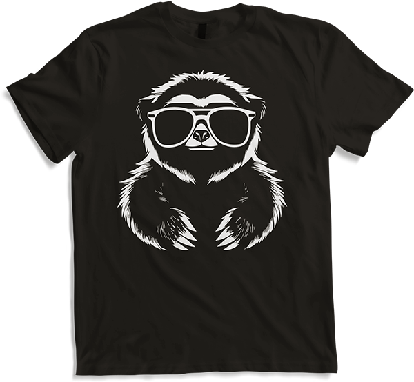 Produktbild von T-Shirt Faultiere Anime Faultier Manga Faultier Sonnenbrille