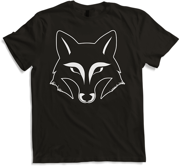Produktbild von T-Shirt Fox Face Silhouette Geburtstag Mond Füchse Fuchs Spruch