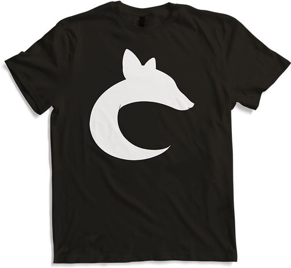 Produktbild von T-Shirt Fox Face Silhouette Geburtstag Mond Füchse Fuchs Spruch
