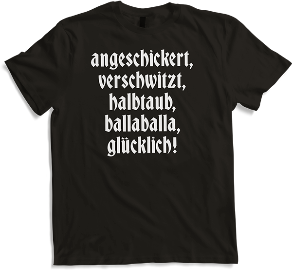 Produktbild von T-Shirt Frecher Goth Party Spruch Gothic Sprüche Dark Wave Batcave