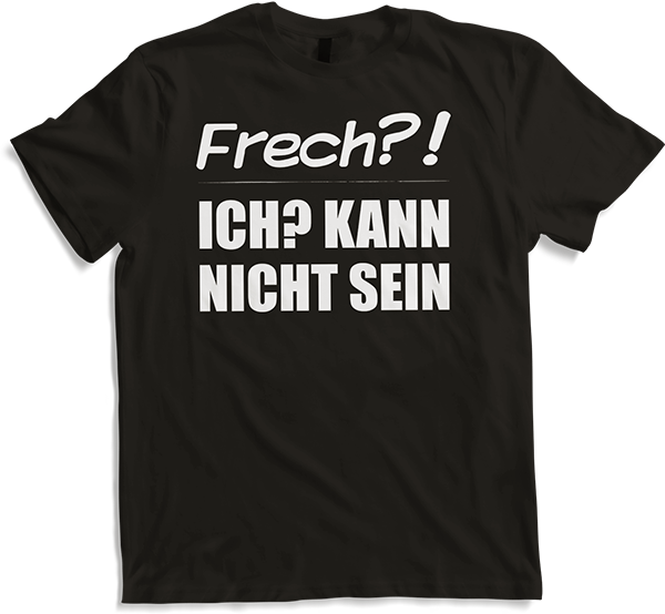Produktbild von T-Shirt Frecher Spruch | Kann nicht sein | Lustige Teenager Sprüche