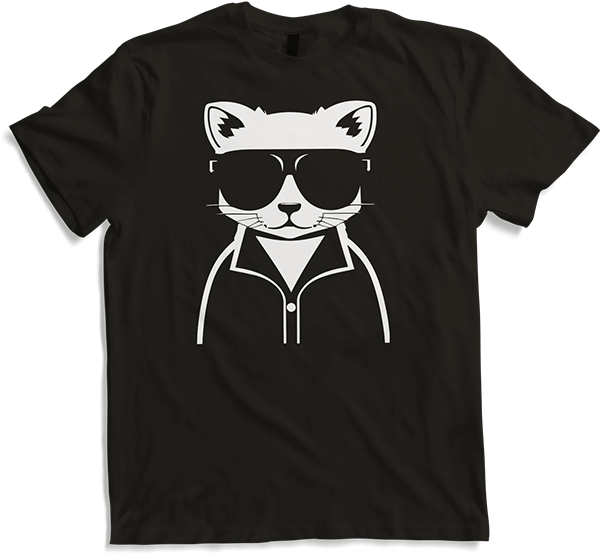 Produktbild von T-Shirt Frettchen trägt Sonnenbrille coole Frettchen
