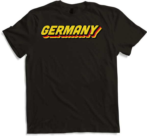 Produktbild von T-Shirt Germany Bundesfarben Dreifarb Flagge Patrioten Deutschland